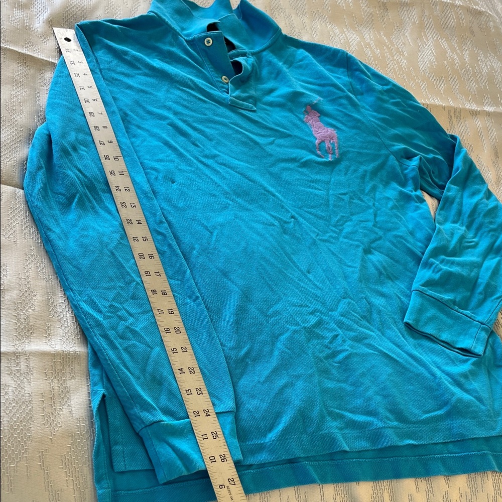 Ralph Lauren Turquoise Polo Shirt - Picture 4 of 9